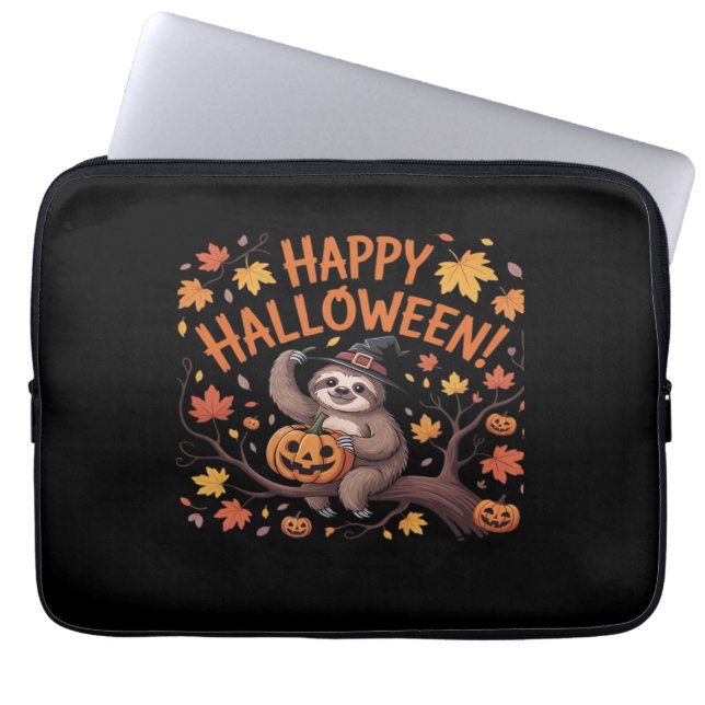 Funda Para Portátil Camiseta sobredimensionada del Día de Halloween (Frente)