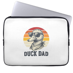 Funda Para Portátil Camiseta Vector de Gafas de Sol de Pato Vintage Pa