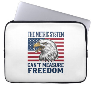 Funda Para Portátil Camiseta vector vintage cita águila patriótica lib