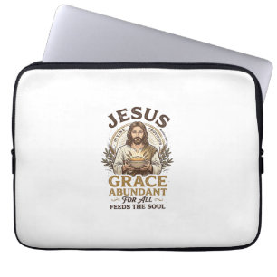 Funda Para Portátil Camiseta Vintage de Jesus Bowling Gráfico Cristian
