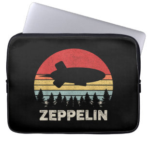Funda Para Portátil Camiseta Vintage Retro Zeppelin Dirigible Aerostat