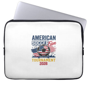 Funda Para Portátil Camiseta Vintage Torneo de Fútbol Americano 2026 