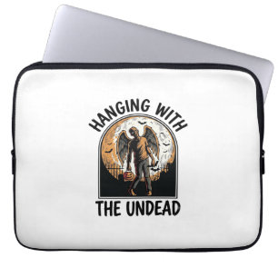 Funda Para Portátil Camiseta Zombie Relajado Gráfico Vintage de Hallow
