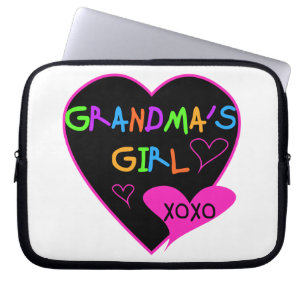 Funda Para Portátil Camisetas y regalos Chicas de la abuela del corazó