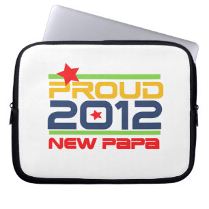 Funda Para Portátil Camisetas y regalos de New Papa orgullosamente en 