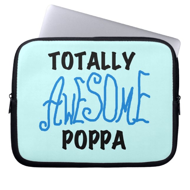 Funda Para Portátil Camisetas y regalos de Poppa totalmente impresiona (Frente)