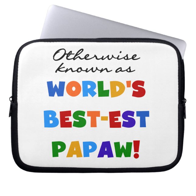 Funda Para Portátil Camisetas y regalos más conocidos de Papaw (Frente)