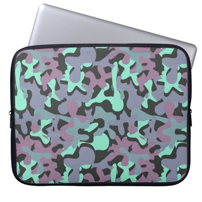 Funda Para Portátil Camo de firma para congelar (Frente)