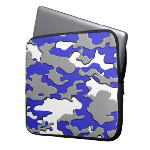 Funda Para Portátil camo del azul 3d