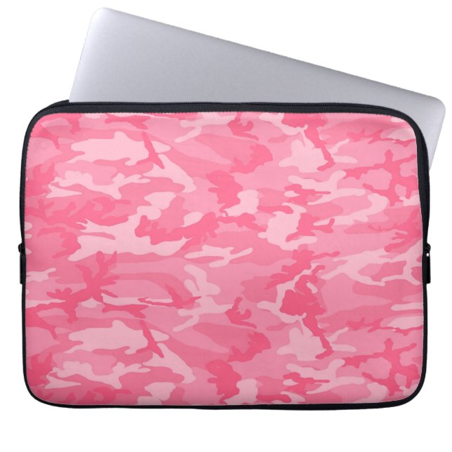 Funda Para Portátil Camo rosado (Frente)