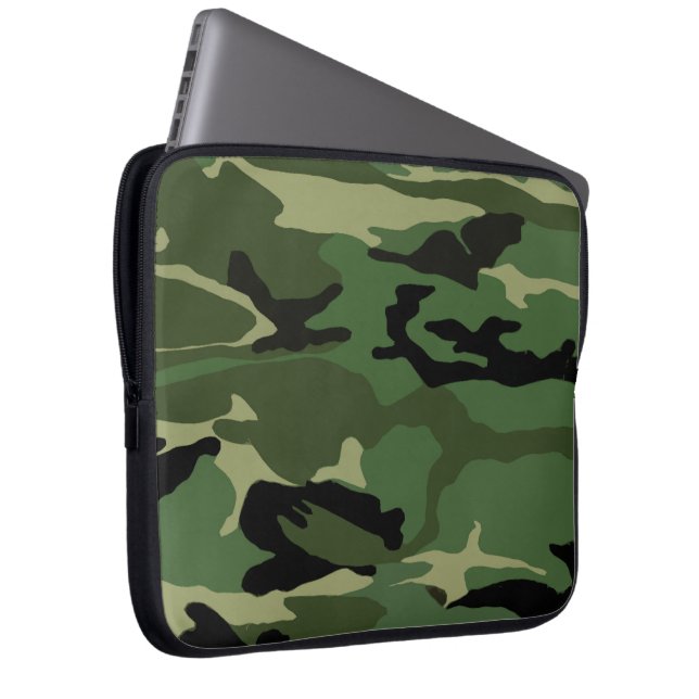 Funda Para Portátil Camo verde (Anverso derecho)