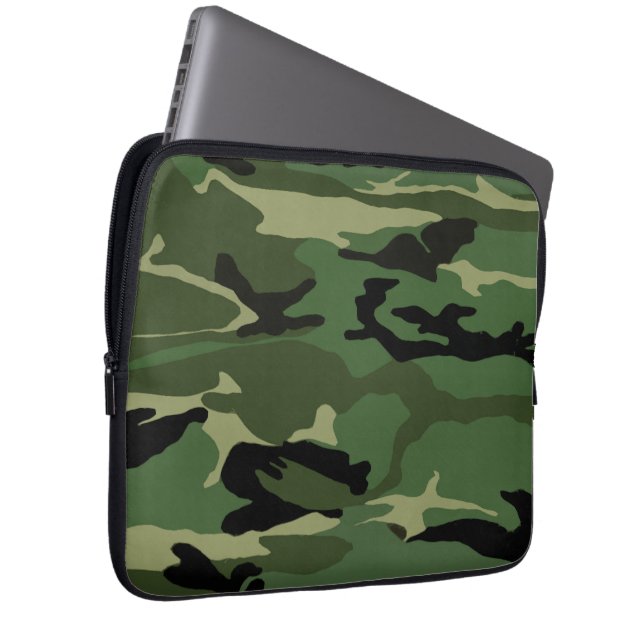 Funda Para Portátil Camo verde (Anverso derecho)