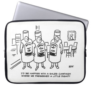 Funda Para Portátil Campaña de ventas carente de dignidad