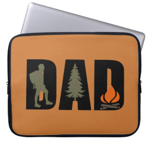 Funda Para Portátil Camping al aire libre papá alegre campista