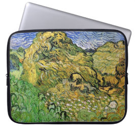 Funda Para Portátil Campo con pilas de trigo, Vincent van Gogh.
