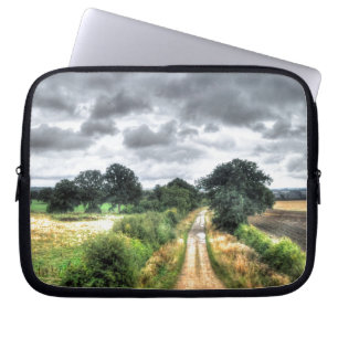 Funda Para Portátil Campo de cultivo, prado, pasto, pradera