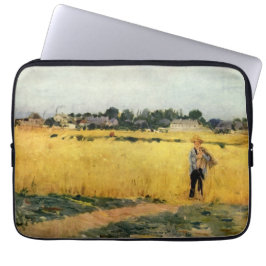 Funda Para Portátil Campo de grano (por Berthe Morisot)