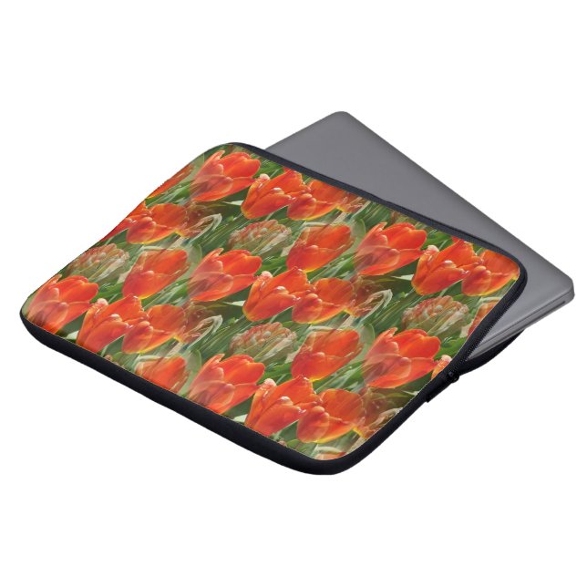 Funda Para Portátil Campo de Tulips...... (Superior anverso)