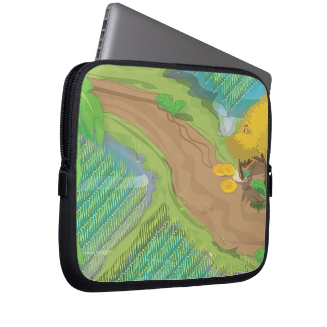 Funda Para Portátil Campo Paddy (Anverso derecho)