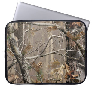 Funda Para Portátil Camuflaje de Camo que caza el árbol real 15" caja