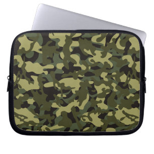 Funda Para Portátil Camuflaje de la Primavera del Euro
