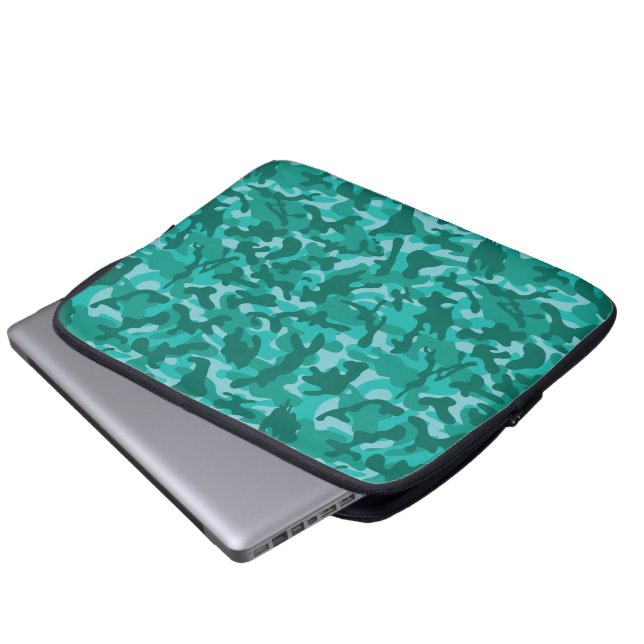 Funda Para Portátil Camuflaje Persa Azul (Inferior anverso)