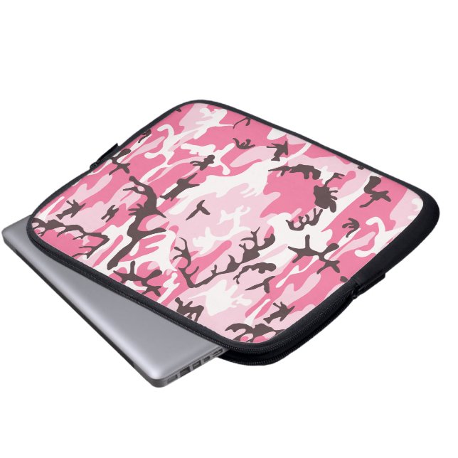 Funda Para Portátil Camuflaje rosa (Inferior anverso)