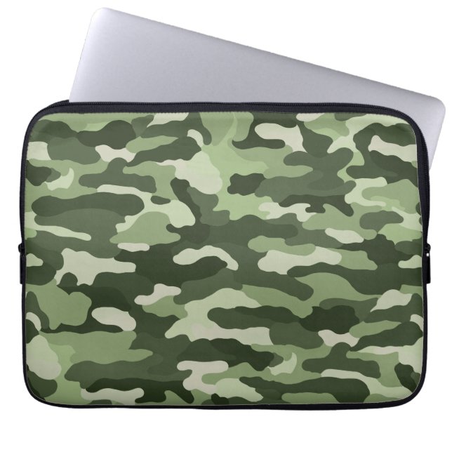 Funda Para Portátil Camuflaje verde (Frente)