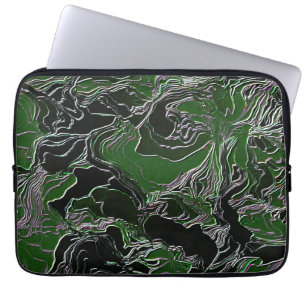 Funda Para Portátil Camuflaje verde
