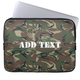 Funda Para Portátil Camuflaje verde forestal británico 95