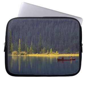 Funda Para Portátil Canadá, Alberta, Parque Nacional Baniff. Dos niños