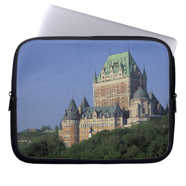 Funda Para Portátil Canadá, Ciudad de Quebec. Chateau Frontenac. (Frente)