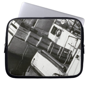 Funda Para Portátil Canadá, Nueva Escocia, Digby. Barcos de pesca