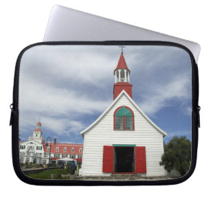 Funda Para Portátil Canadá, Quebec, Tadoussac. Petite Chapelle,