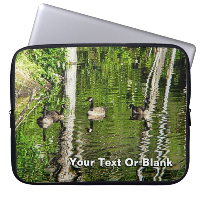 Funda Para Portátil (Canadá) Verde ganso (Frente)