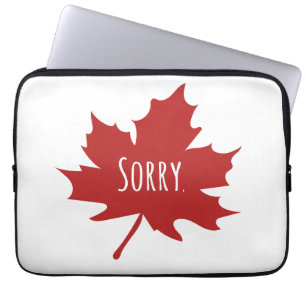 Funda Para Portátil Canadiense gracioso