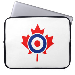 Funda Para Portátil Canadiense Maple Leaf Roundel Mod CANADA