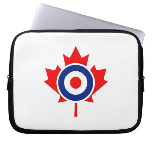 Funda Para Portátil Canadiense Maple Leaf Roundel Mod CANADA