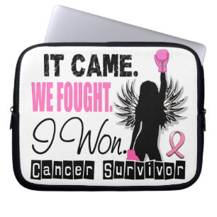 Funda Para Portátil Cáncer de pecho del superviviente 22