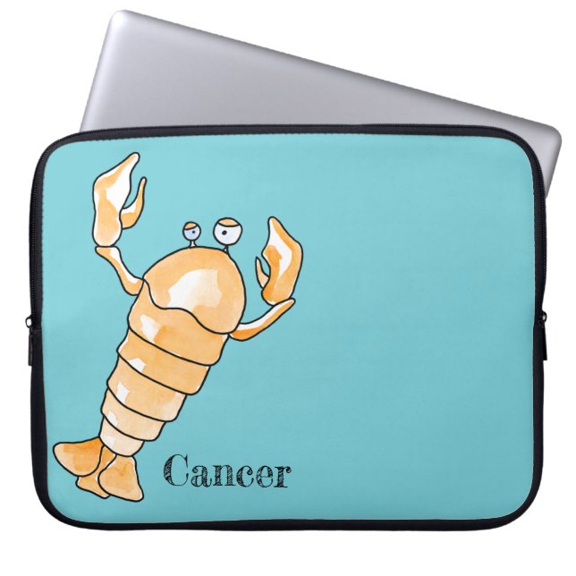 Funda Para Portátil Cáncer de zodiaco (Frente)