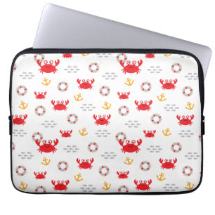 Funda Para Portátil Cangrejo con vida