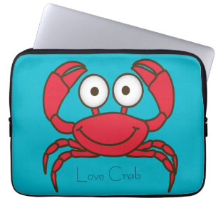 Funda Para Portátil Cangrejo de amor