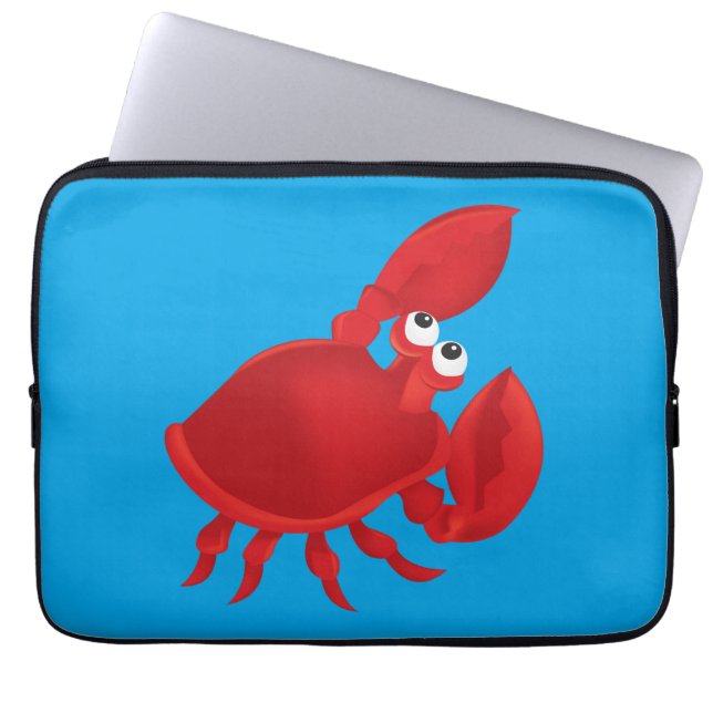 Funda Para Portátil cangrejo personalizado (Frente)