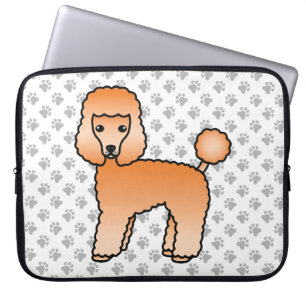 Funda Para Portátil Caniche Toy Albaricoque Perro De Dibujos Animados