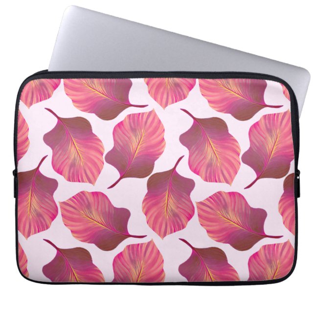 Funda Para Portátil Canna Tropicanna sale de rosa (Frente)