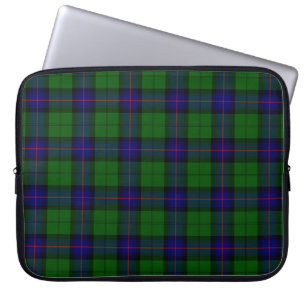 Funda Para Portátil Cañón armenio tartan azul