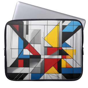 Funda Para Portátil Caos geométrico colorido