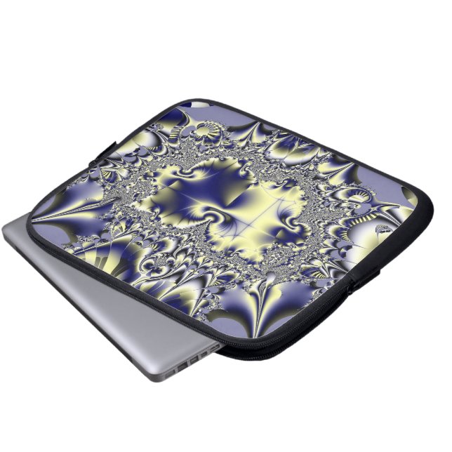 Funda Para Portátil Caos Púrpura (Inferior anverso)