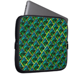 Funda Para Portátil Capa de Laptop, verde solloza dourada?