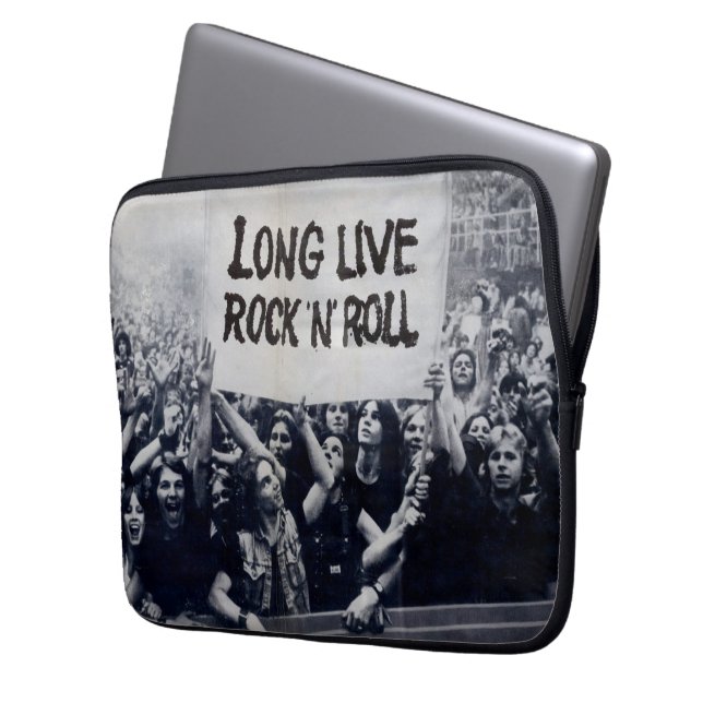 Funda Para Portátil Capa para laptop neoprene 13 Polegadas Rock Roll (Anverso izquierdo)
